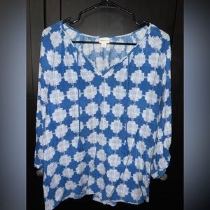Womens blue blouse